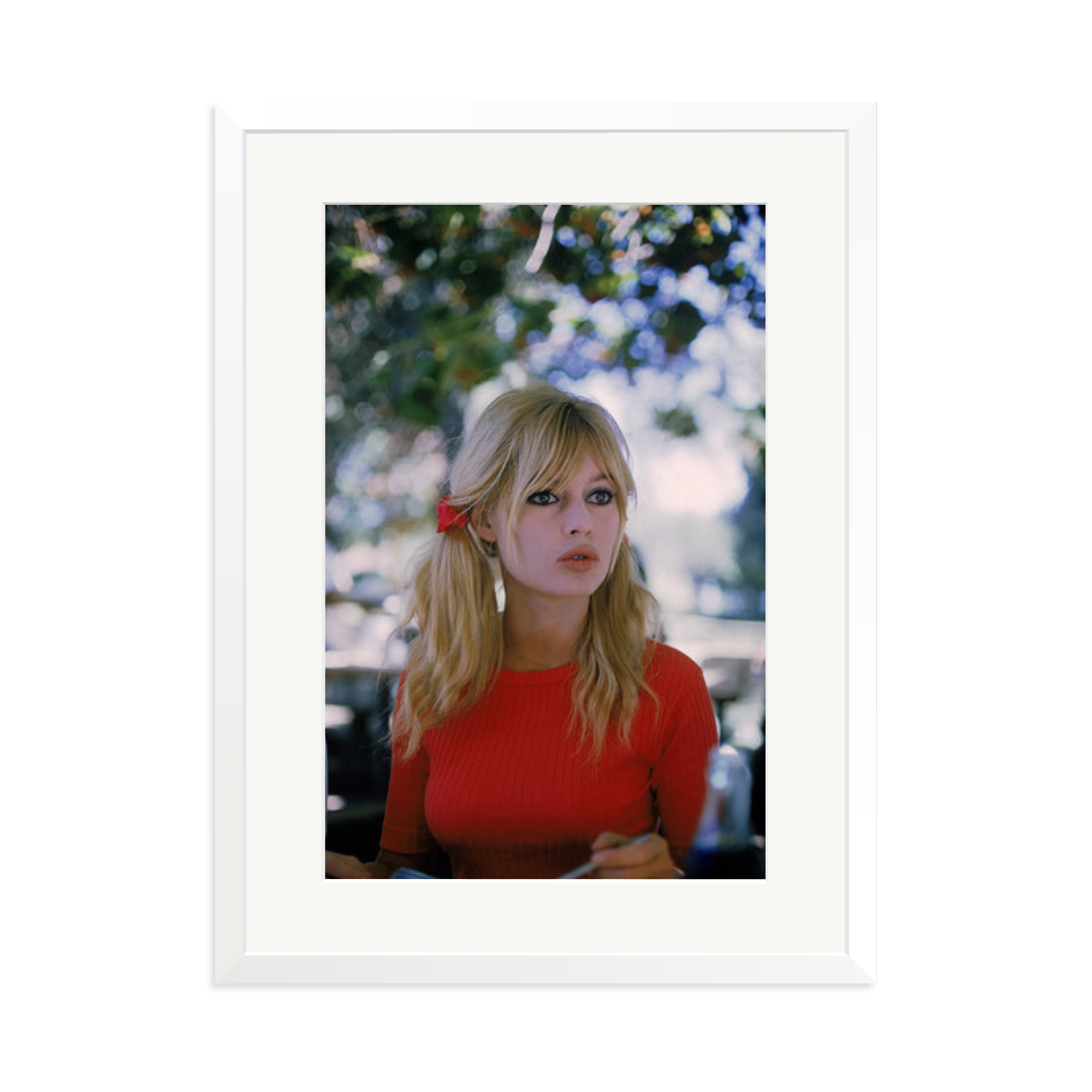 Brigitte Bardot on Set