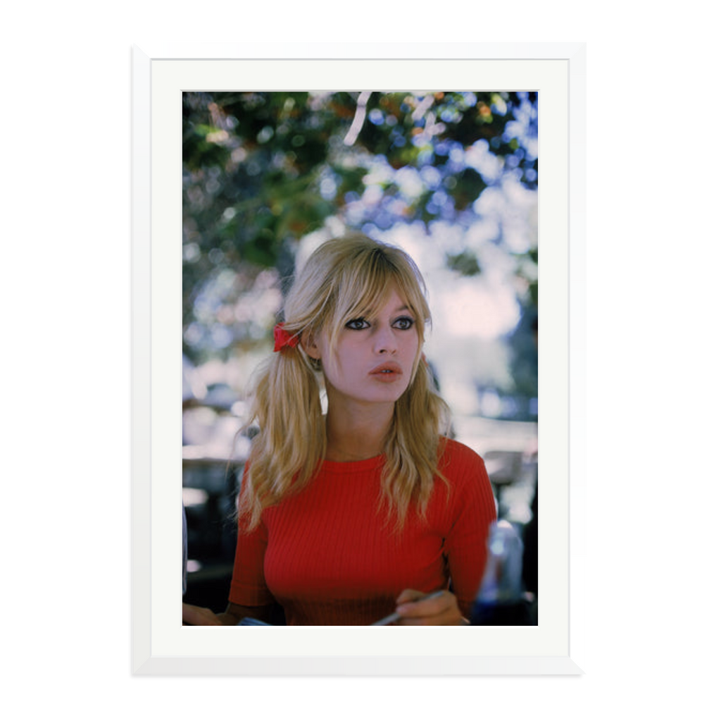 Brigitte Bardot on Set