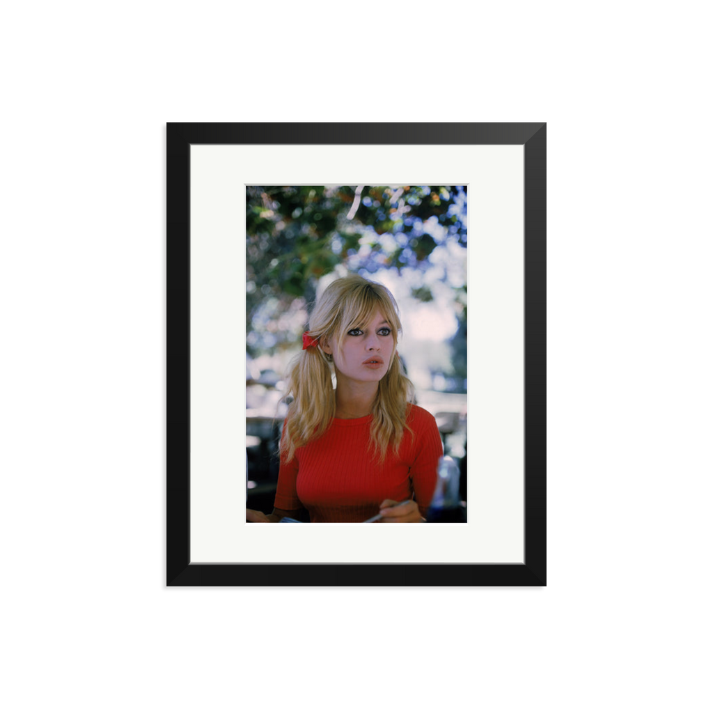 Brigitte Bardot on Set