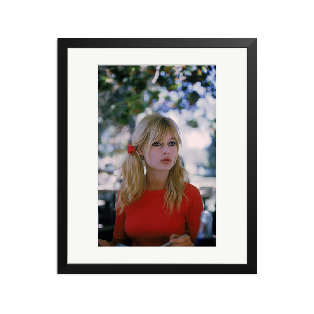 Brigitte Bardot on Set