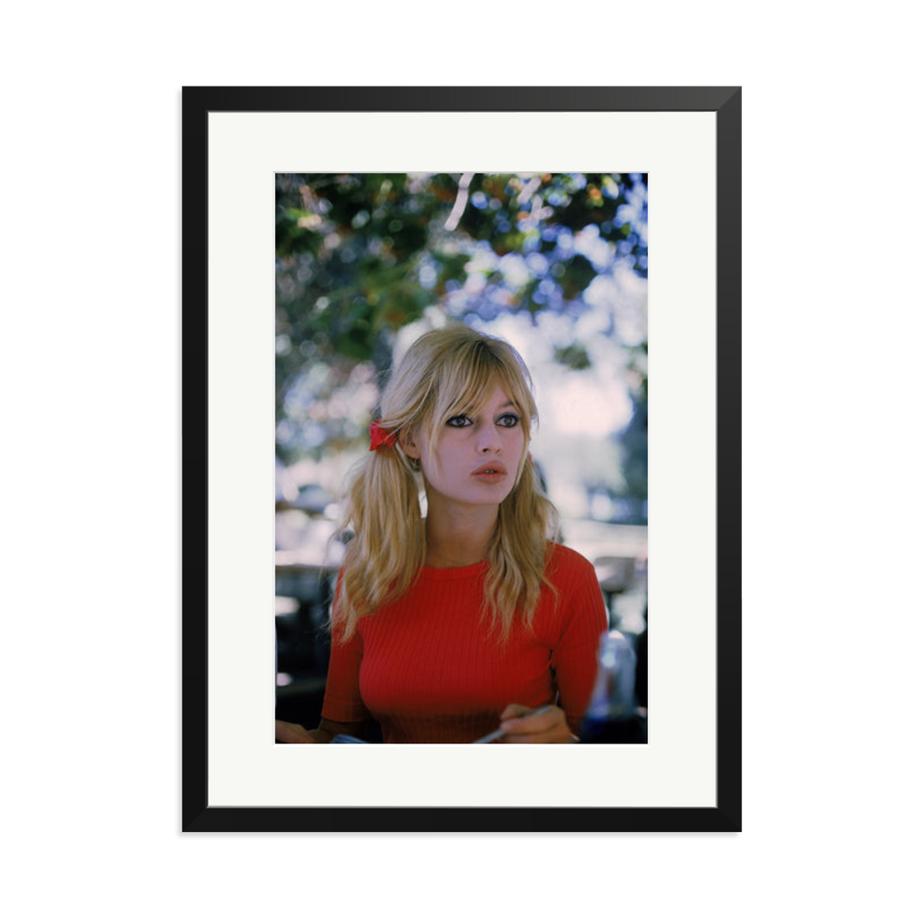 Brigitte Bardot on Set