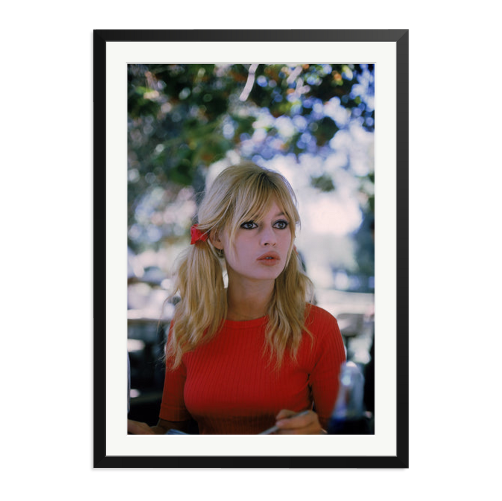 Brigitte Bardot on Set