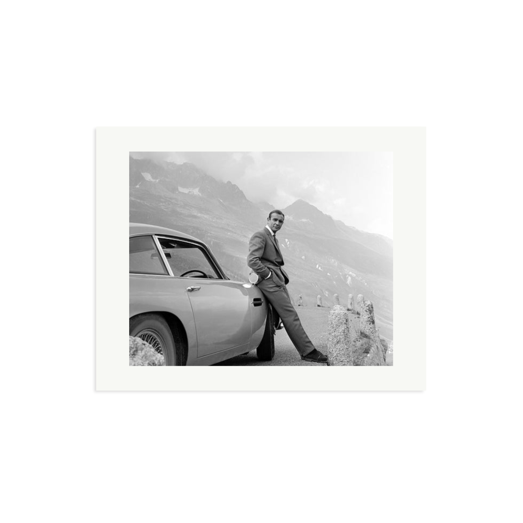 Connery and His Aston Martin