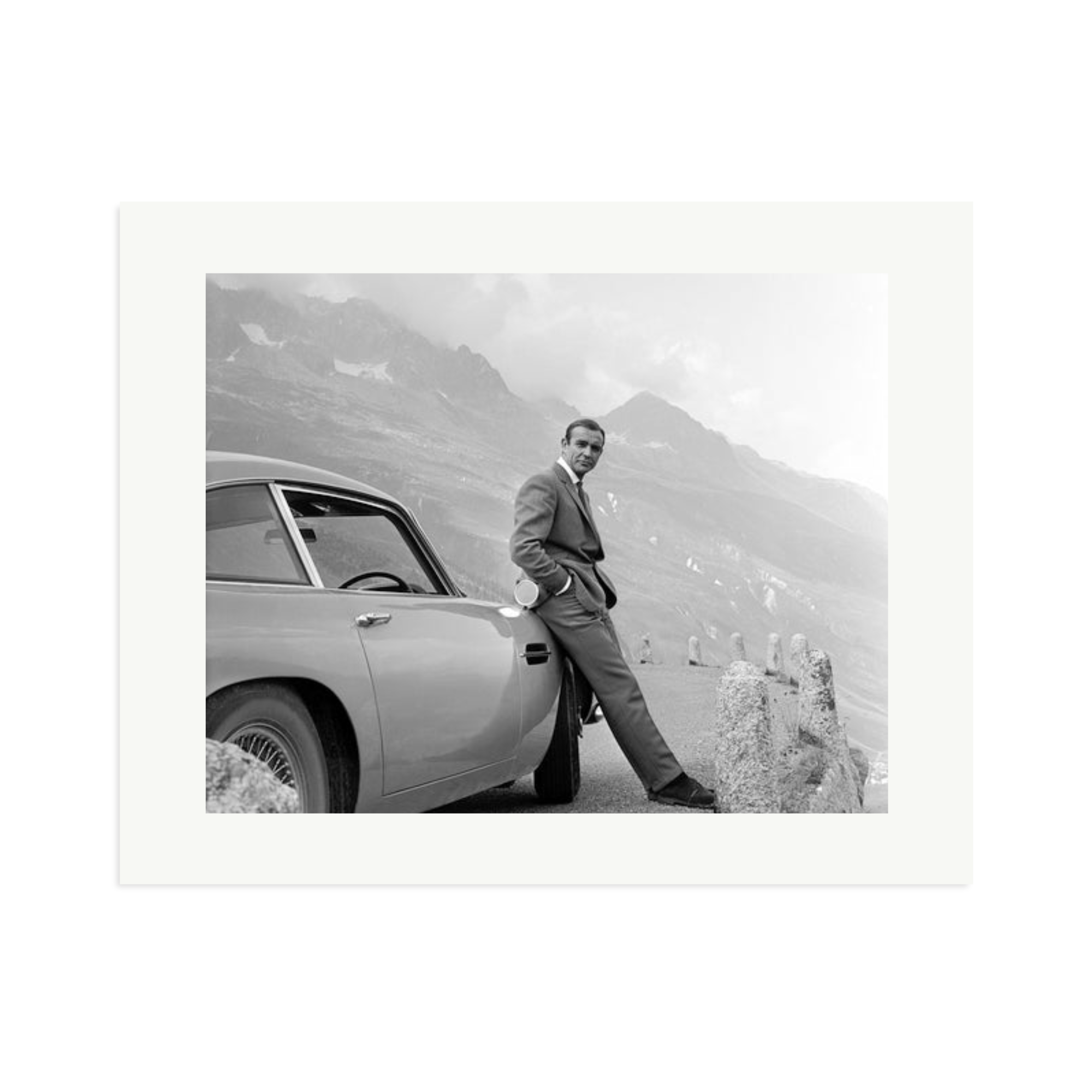 Connery and His Aston Martin