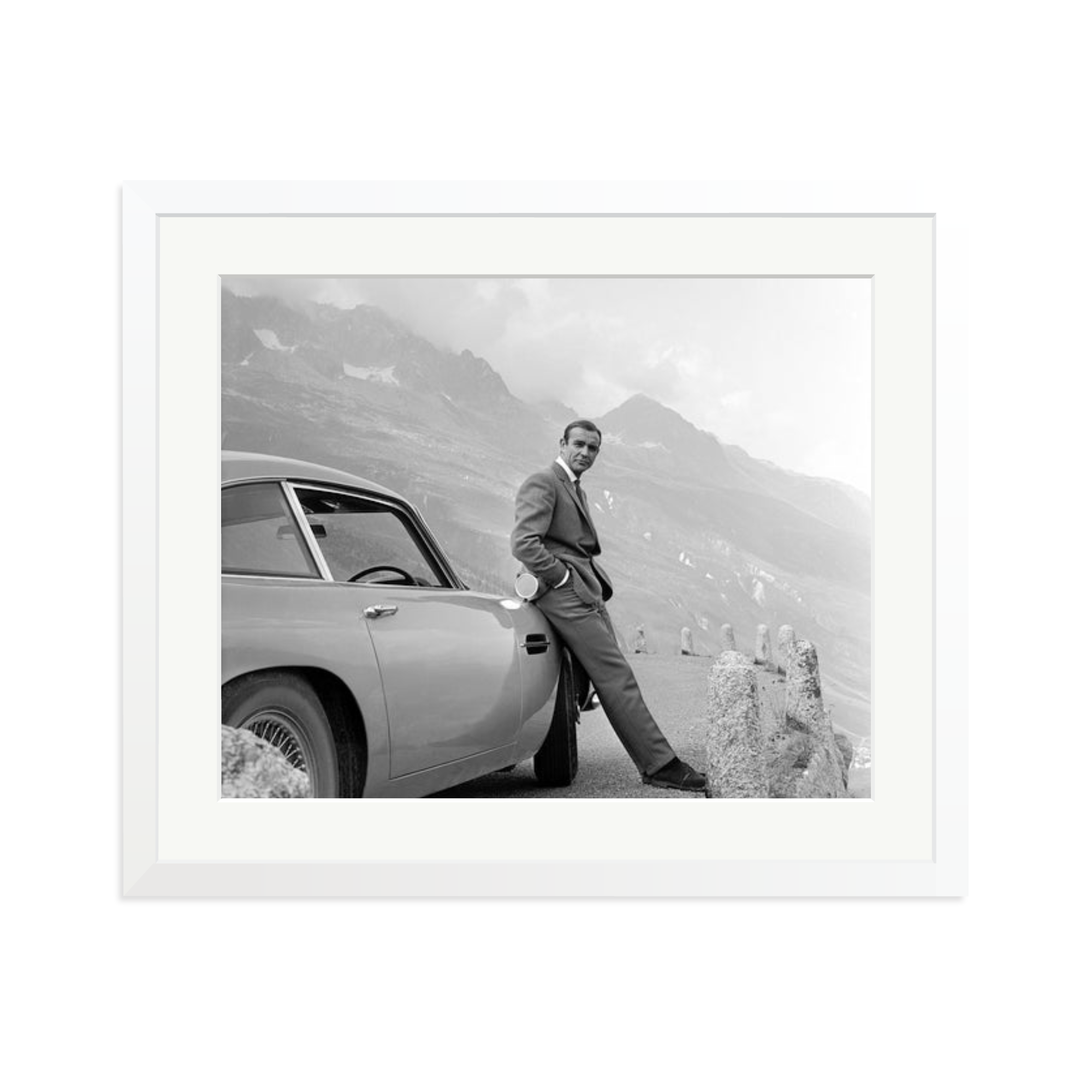 Connery and His Aston Martin