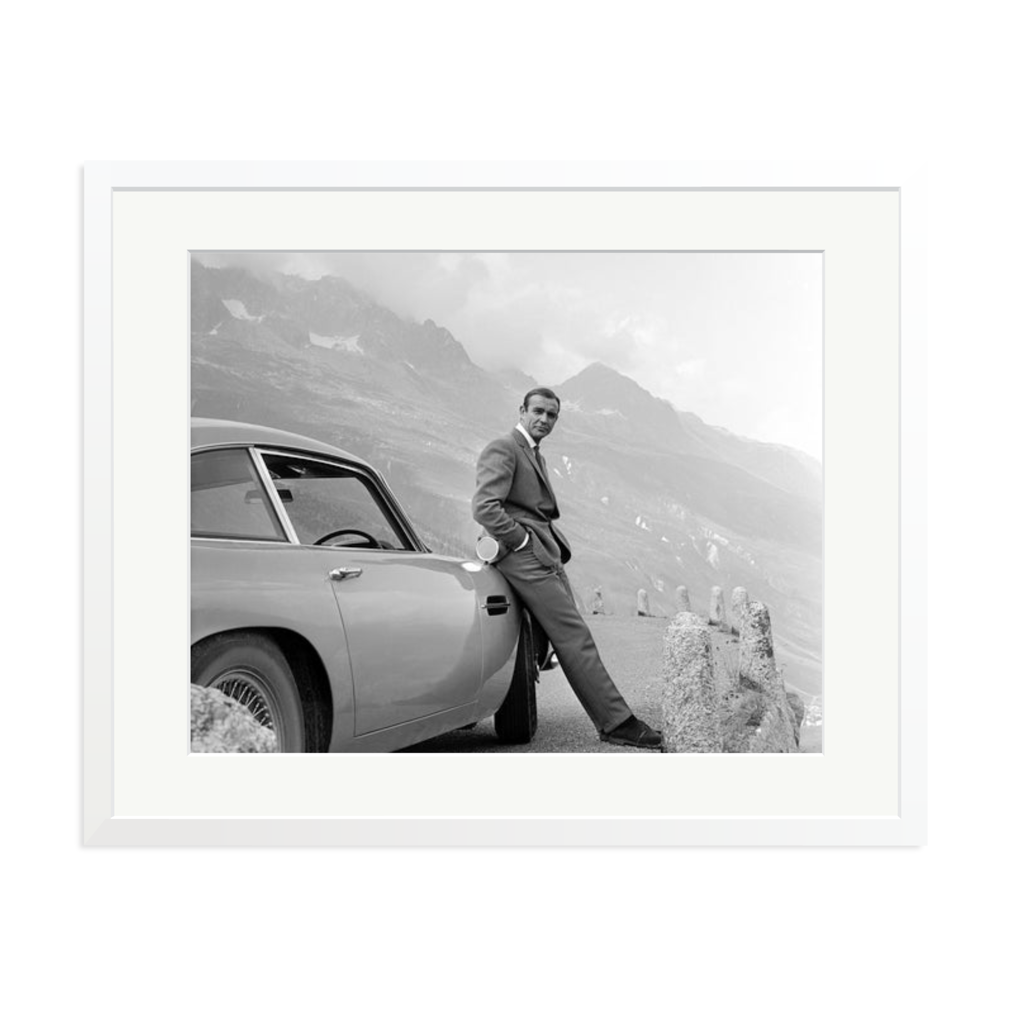 Connery and His Aston Martin