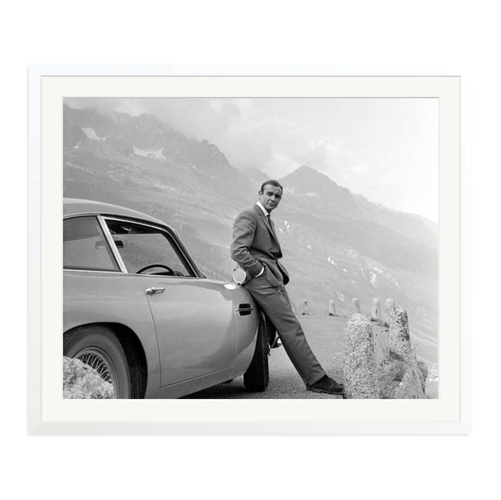 Connery and His Aston Martin