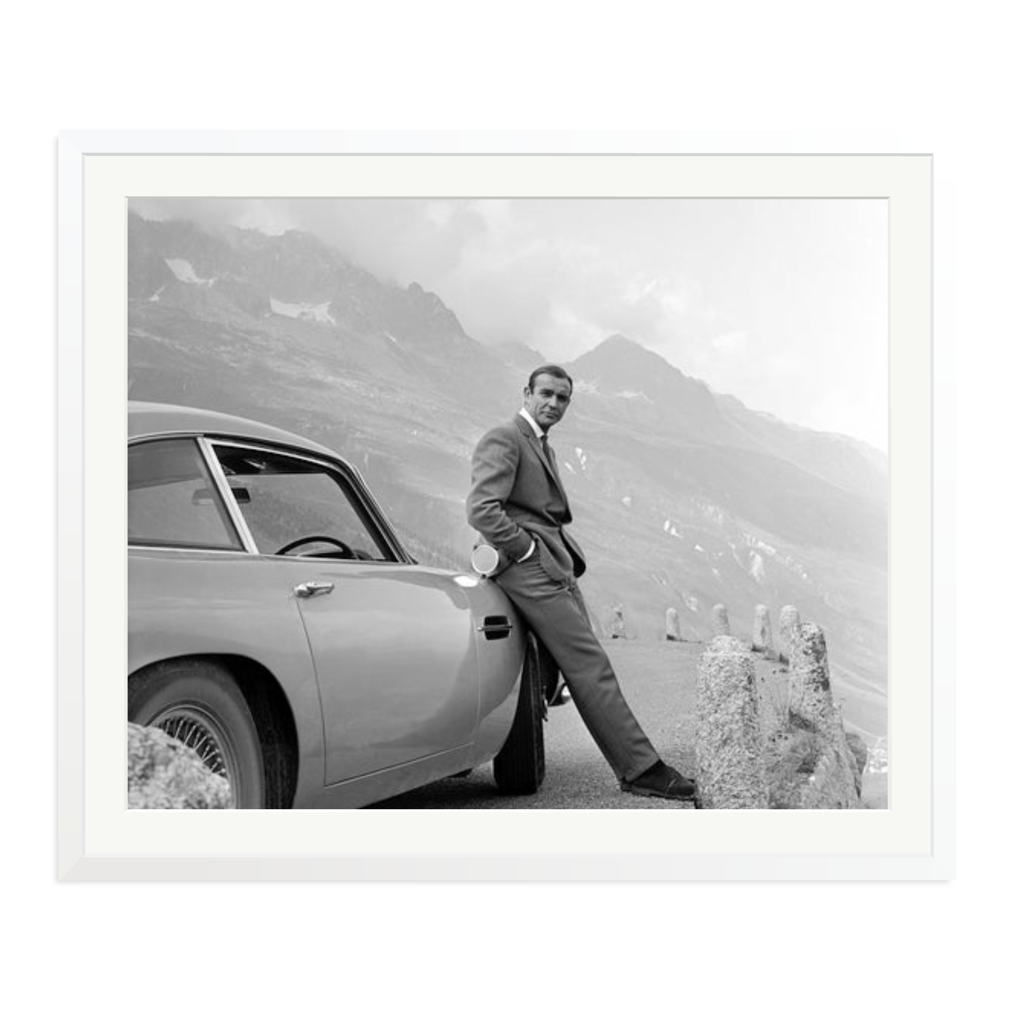 Connery and His Aston Martin