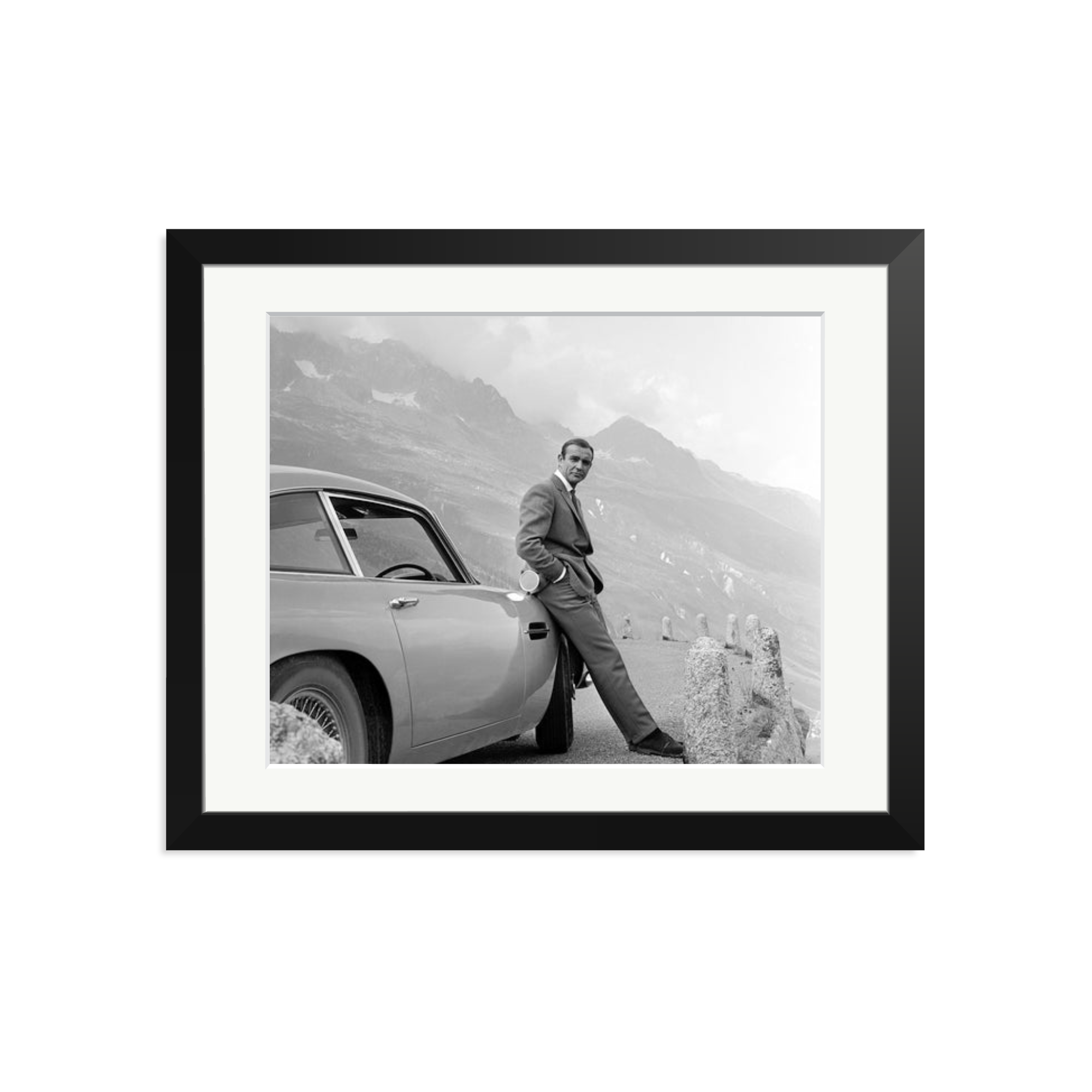 Connery and His Aston Martin