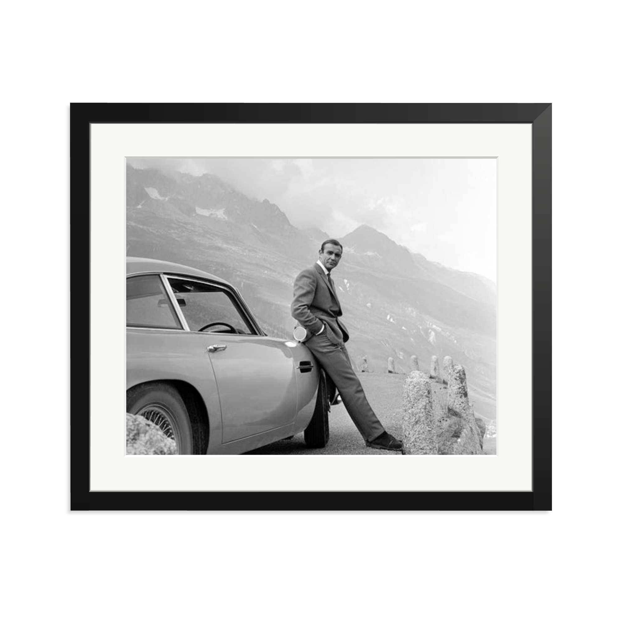 Connery and His Aston Martin