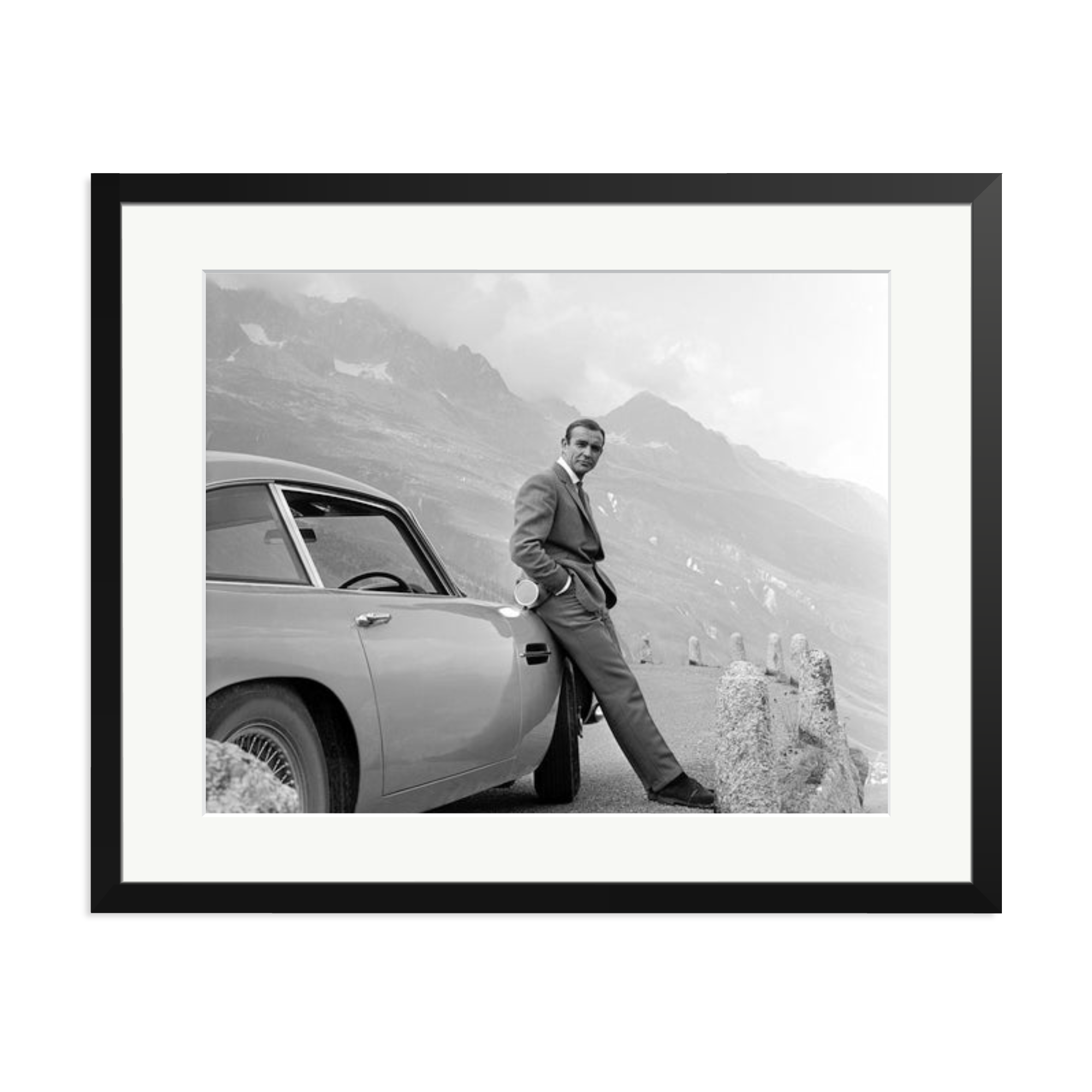 Connery and His Aston Martin