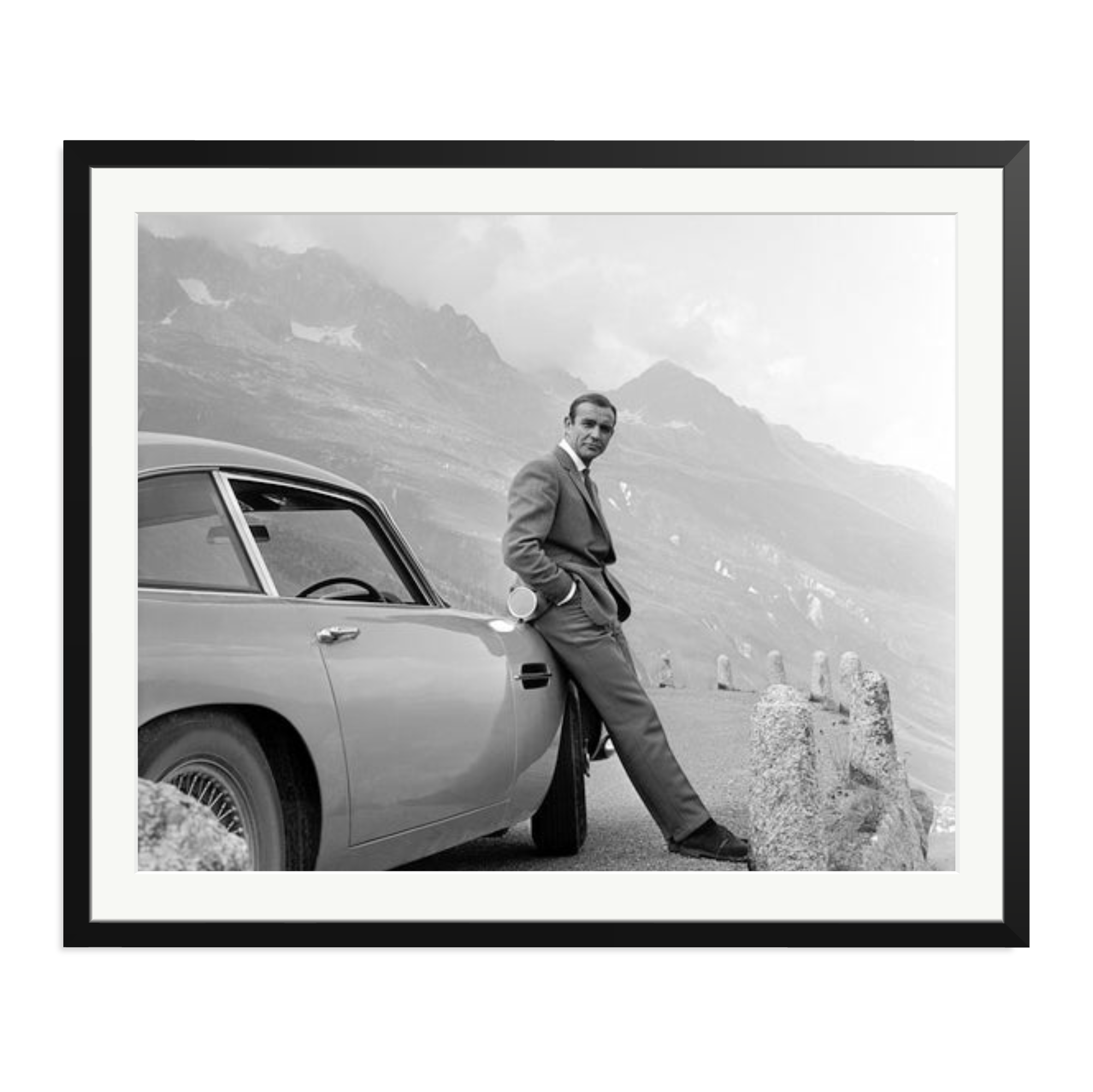 Connery and His Aston Martin