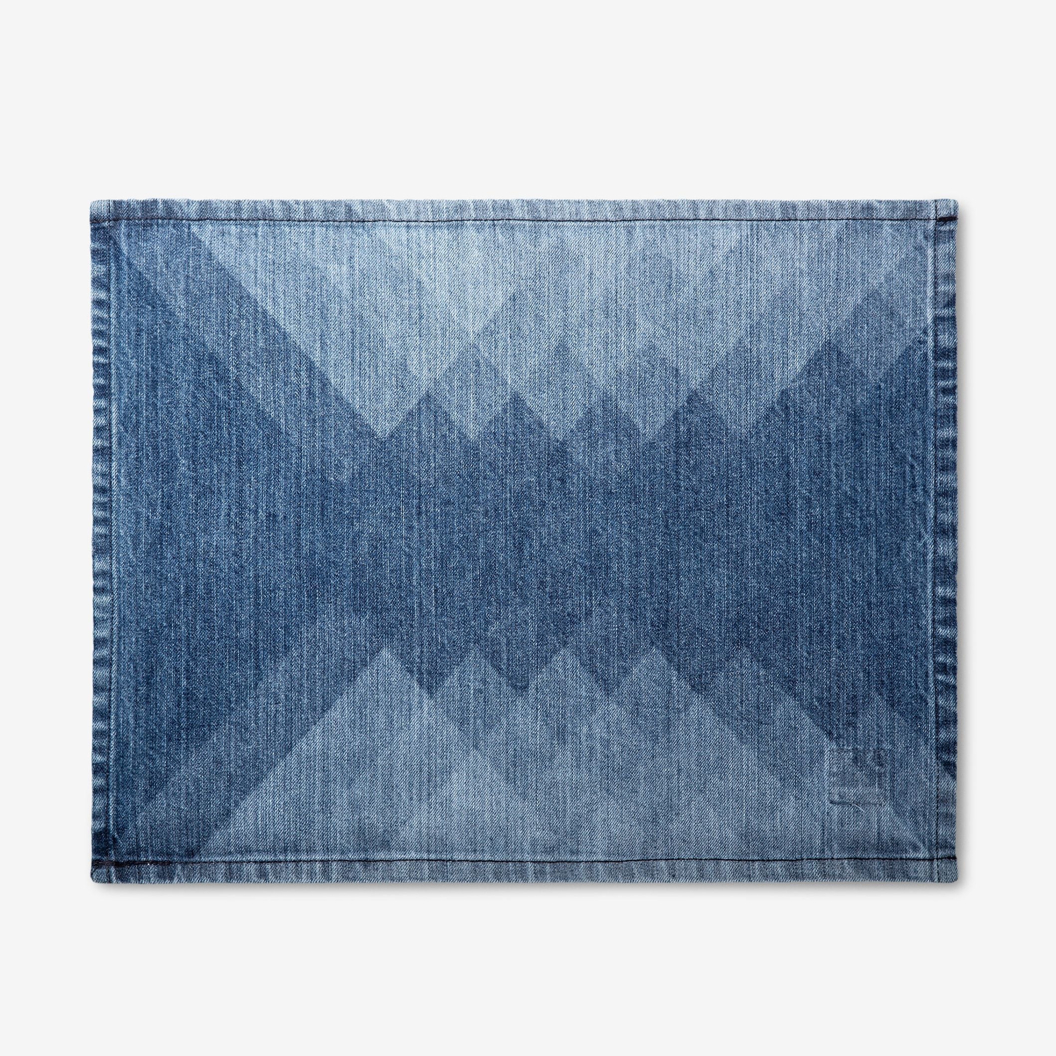 Laser Printed Denim Placemat