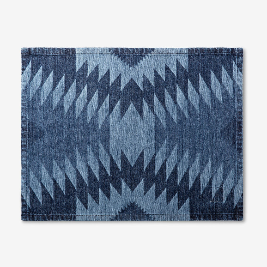 Laser Printed Denim Placemat