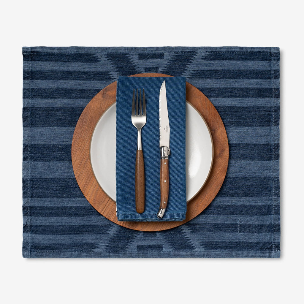 Laser Printed Denim Placemat