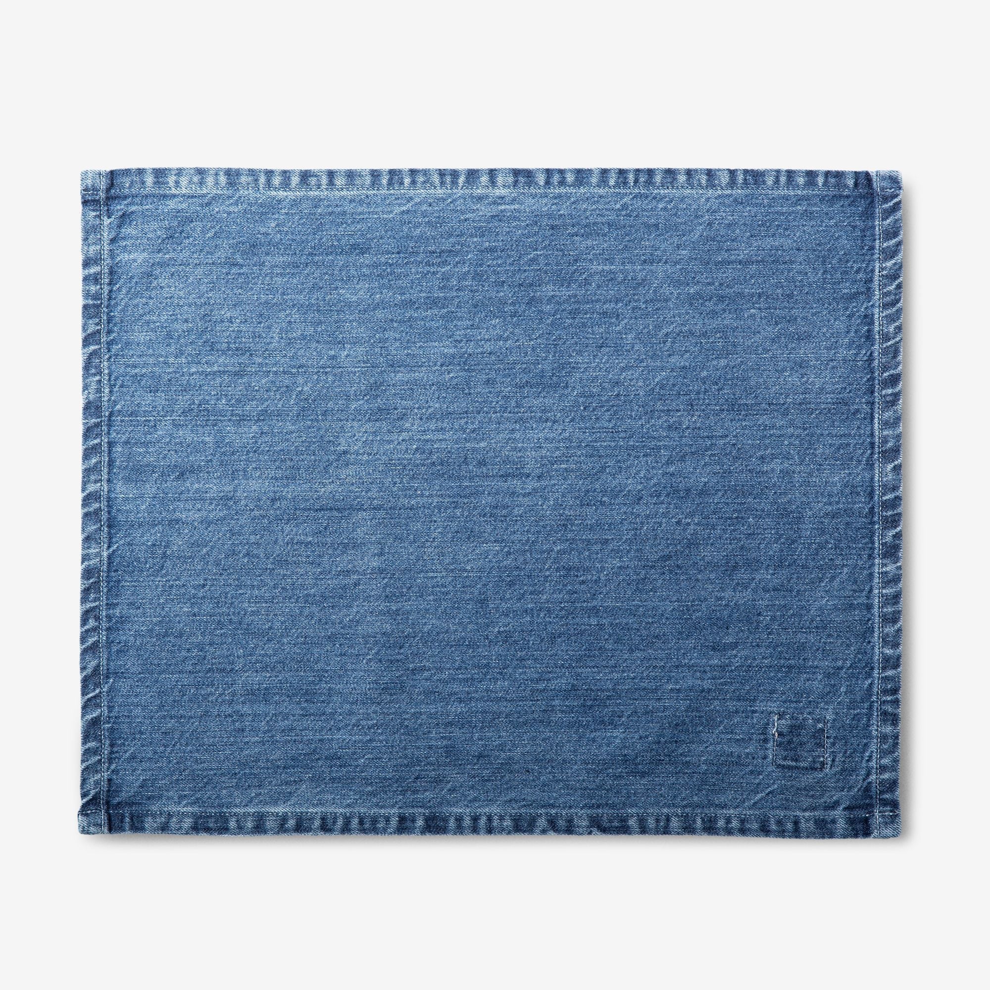 Laser Printed Denim Placemat