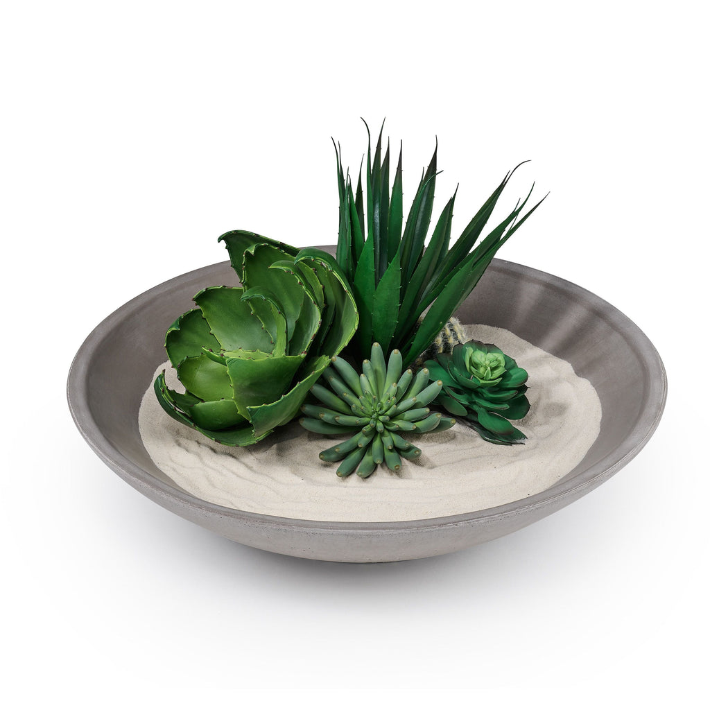 Concrete Infinity Bowl: Gray