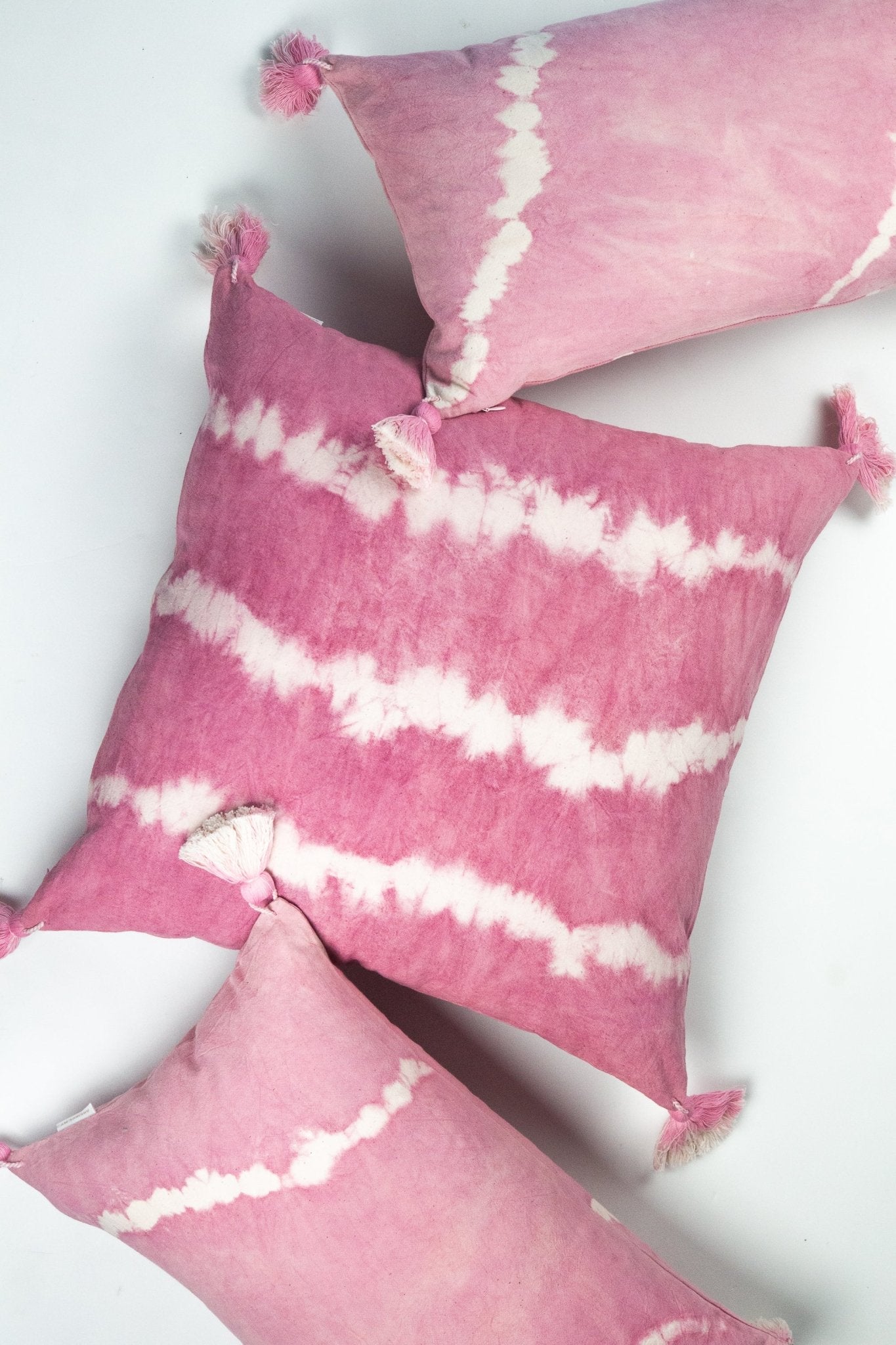 Shibori Tassel Pillows