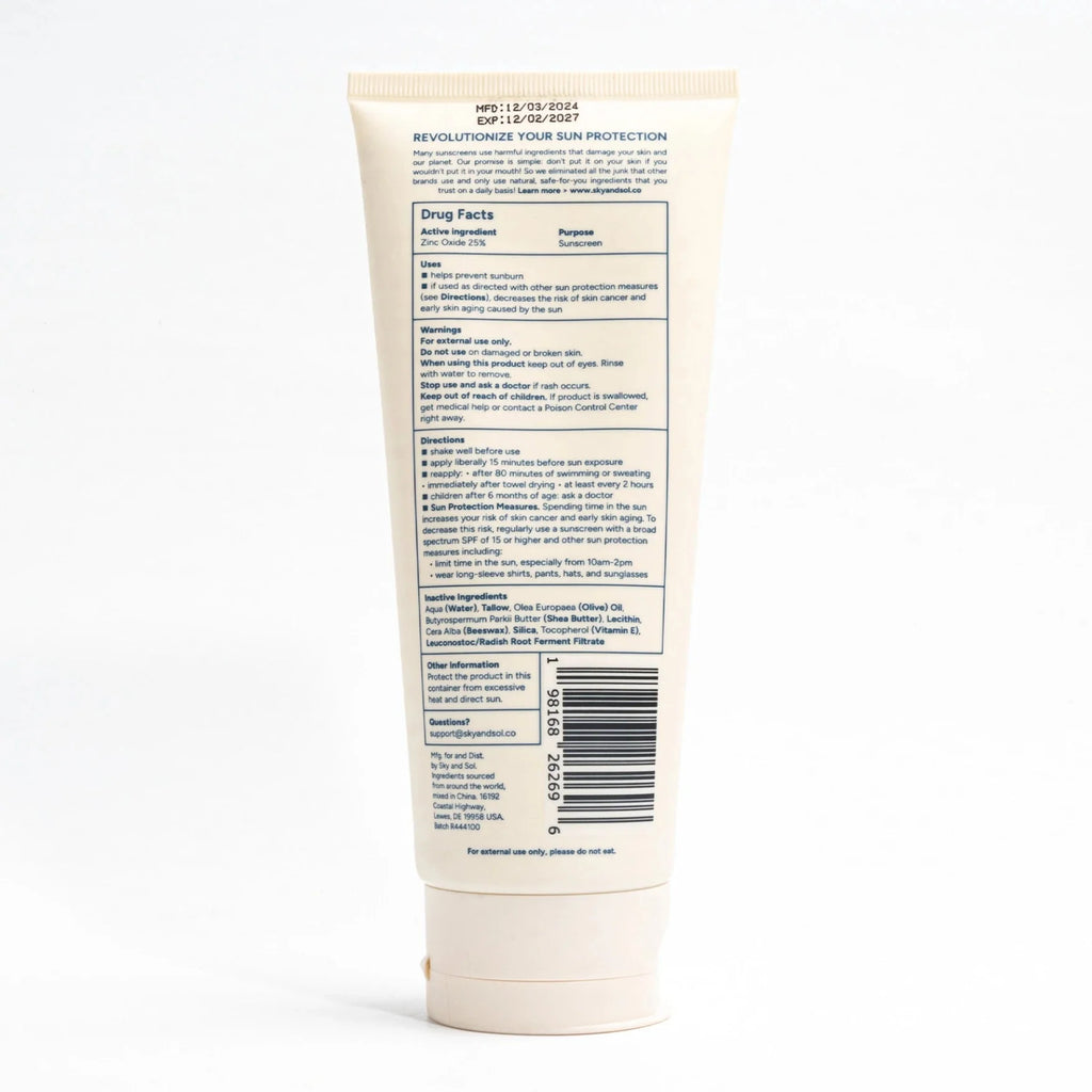 XL Sky and Sol Body Sunscreen SPF 50